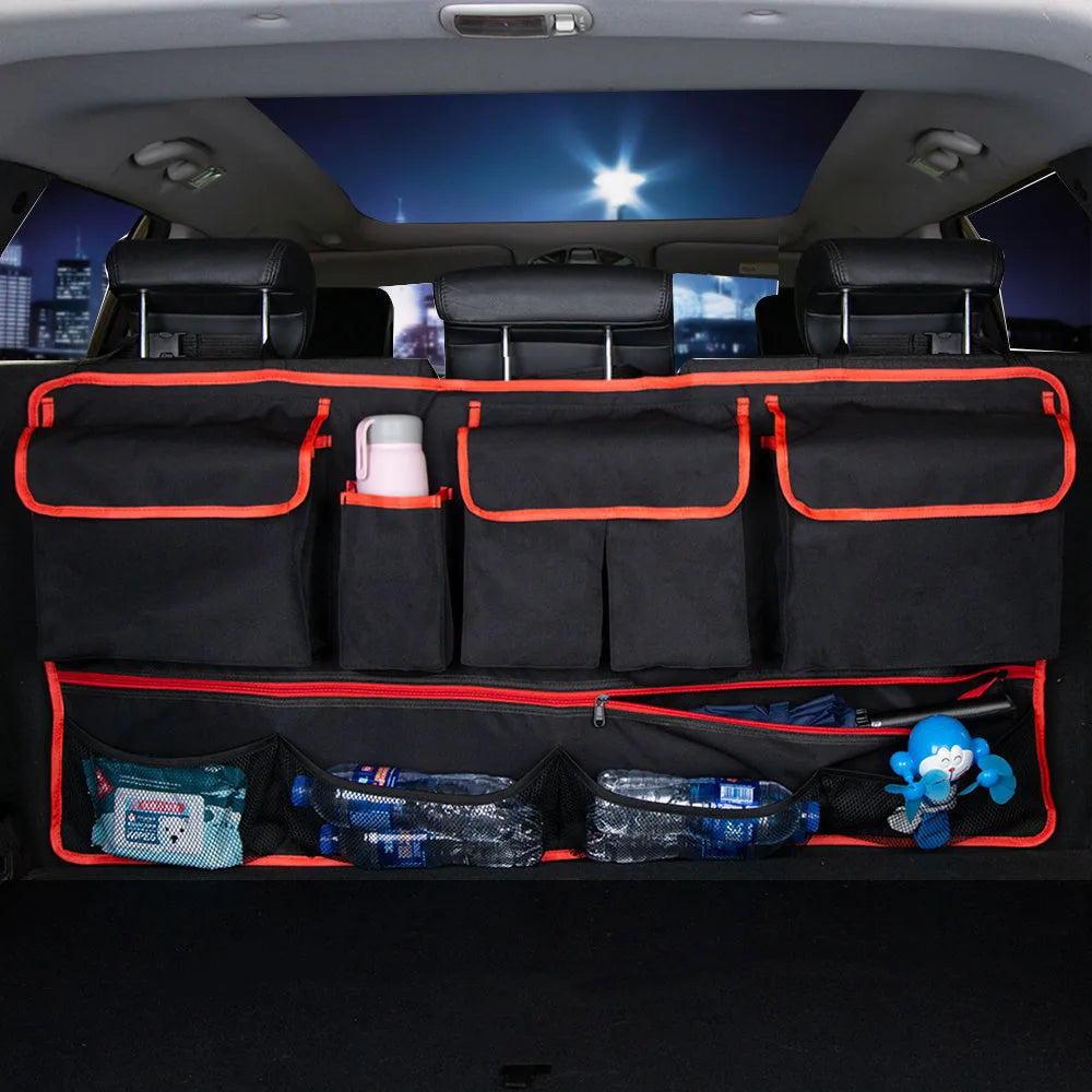 Organisateur de Coffre CoffreZen™ Backseat Pro – 9 Poches Suspendu, Grande Capacité