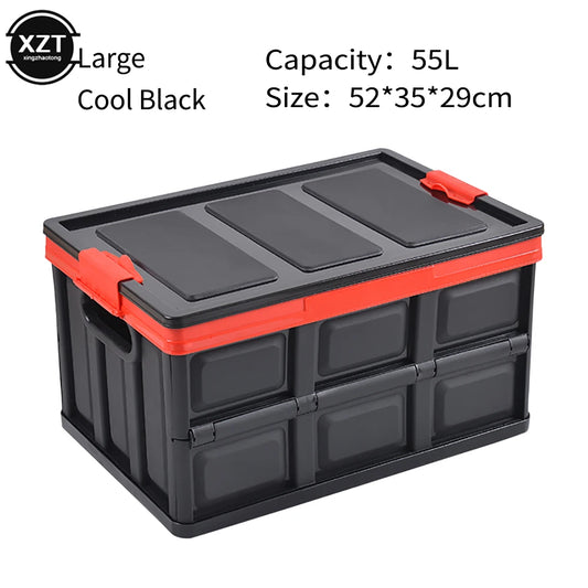CoffreZen™ CampFold – Boîte de Rangement Pliable Voiture & Camping Multifonction