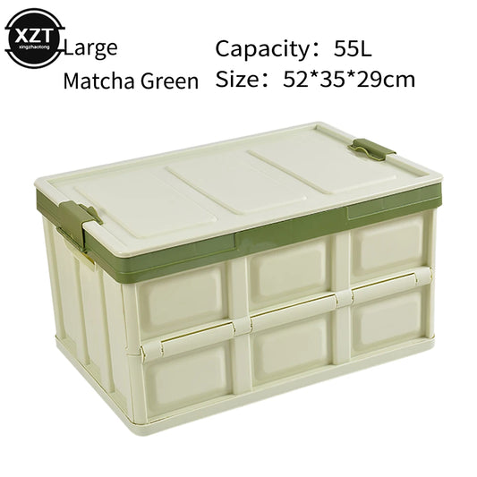 CoffreZen™ CampFold – Boîte de Rangement Pliable Voiture & Camping Multifonction