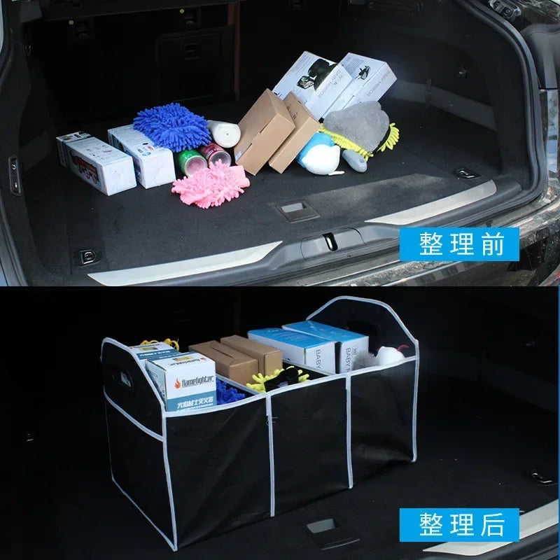 Organisateur de Coffre Multi-Poches CoffreZen™ – Grande Capacité Pliable